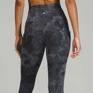 Lululemon Align Leggings Size 4 Diamond Dye Pitch Graphite Marble Full Length